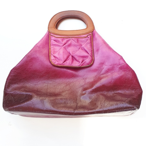 Elliott Lucca | Ombré Patent Leather Handbag - Picture 1 of 7